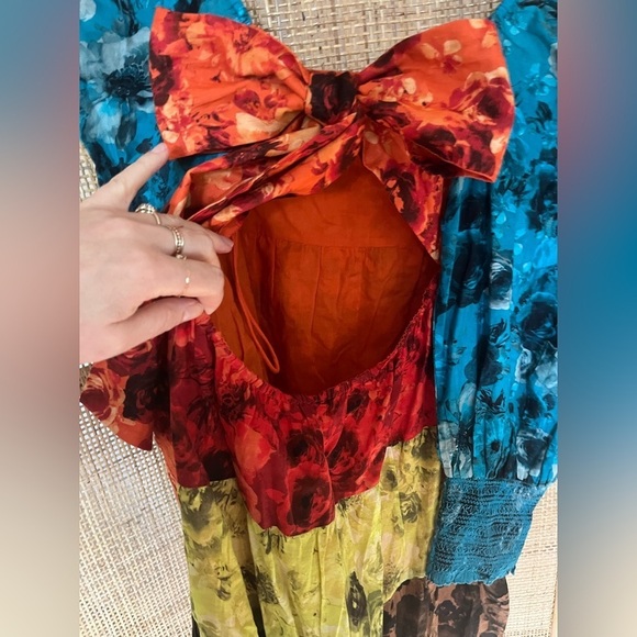 Alice + Olivia Rowen Tiered Square Neck Babydoll Dress - Picture 10 of 13